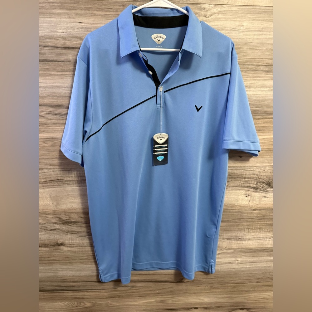 NWT Callaway Men’s Performance Golf Polo Shirt Comfort Dry